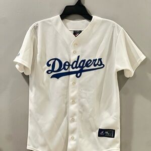 Majestic LA Dodgers Ramirez #99 Youth Large White MLB Baseball Jersey